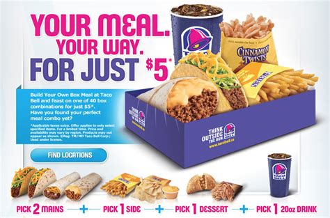 taco bell specials for today|taco bell current specials.